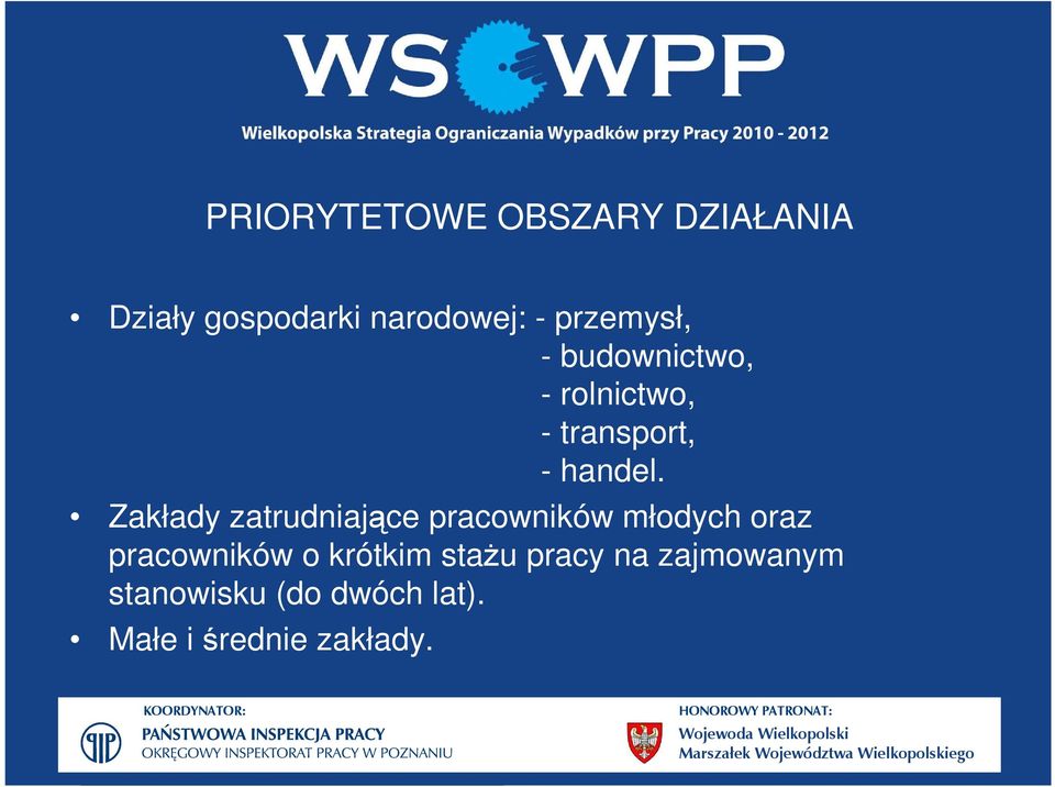 Zakłady zatrudniające pracowników młodych oraz pracowników o