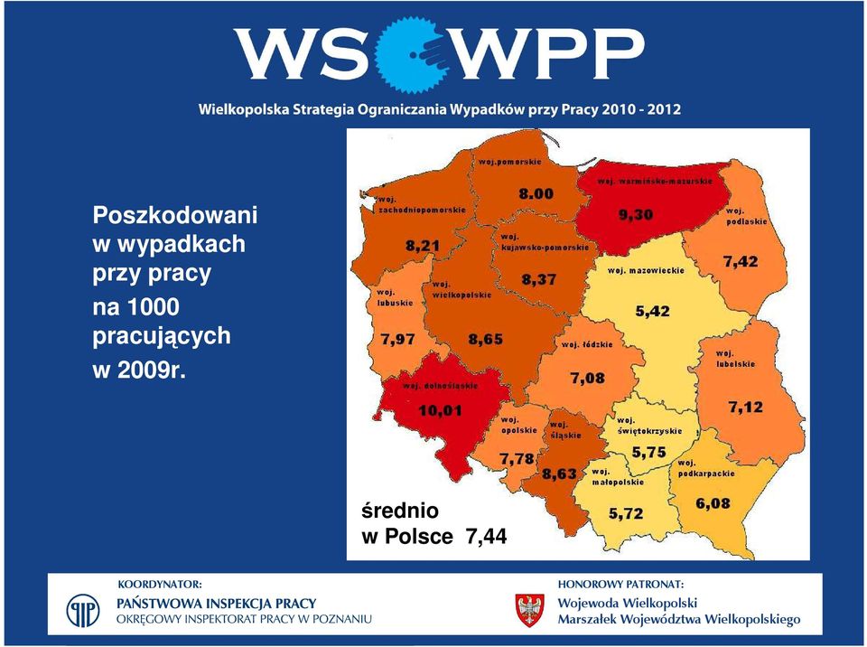 na 1000 pracujących w