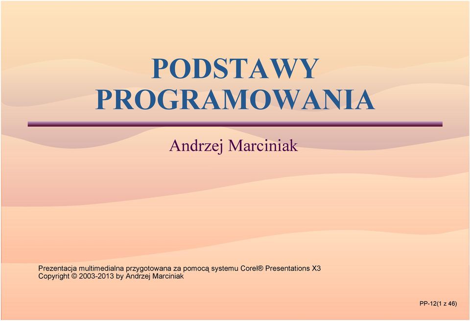 pomocą systemu Corel Presentations X3