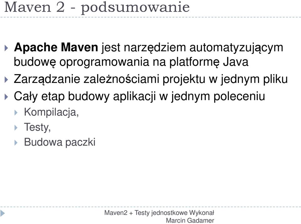 projektu w jednym pliku Cały etap budowy aplikacji w jednym poleceniu