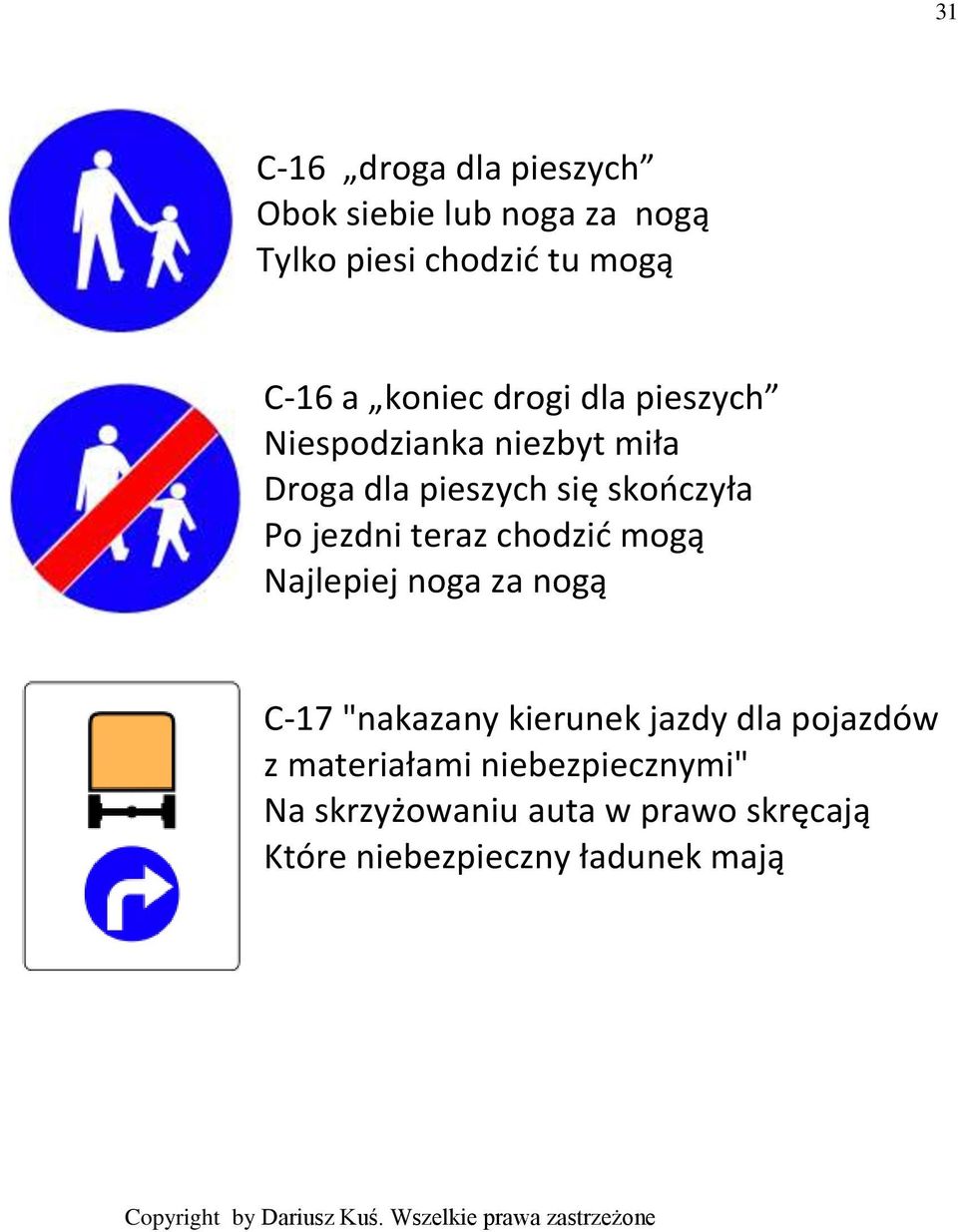 jezdni teraz chodzid mogą Najlepiej noga za nogą C-17 "nakazany kierunek jazdy dla pojazdów z