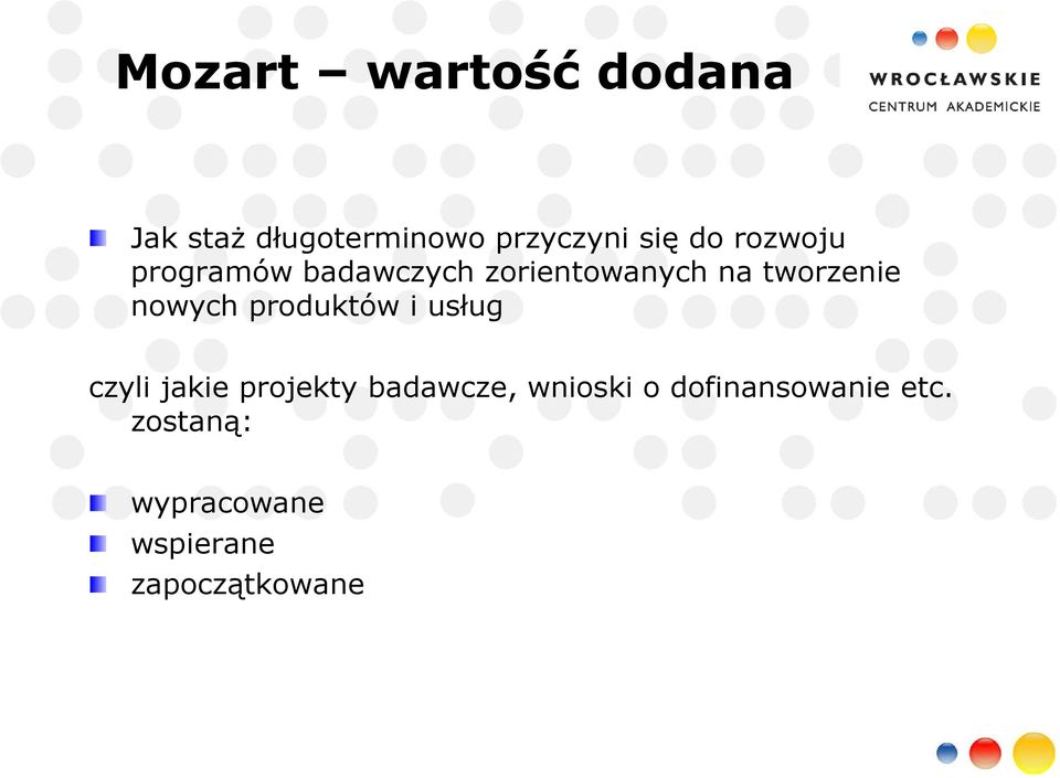 nowych produktów i usług czyli jakie projekty badawcze,