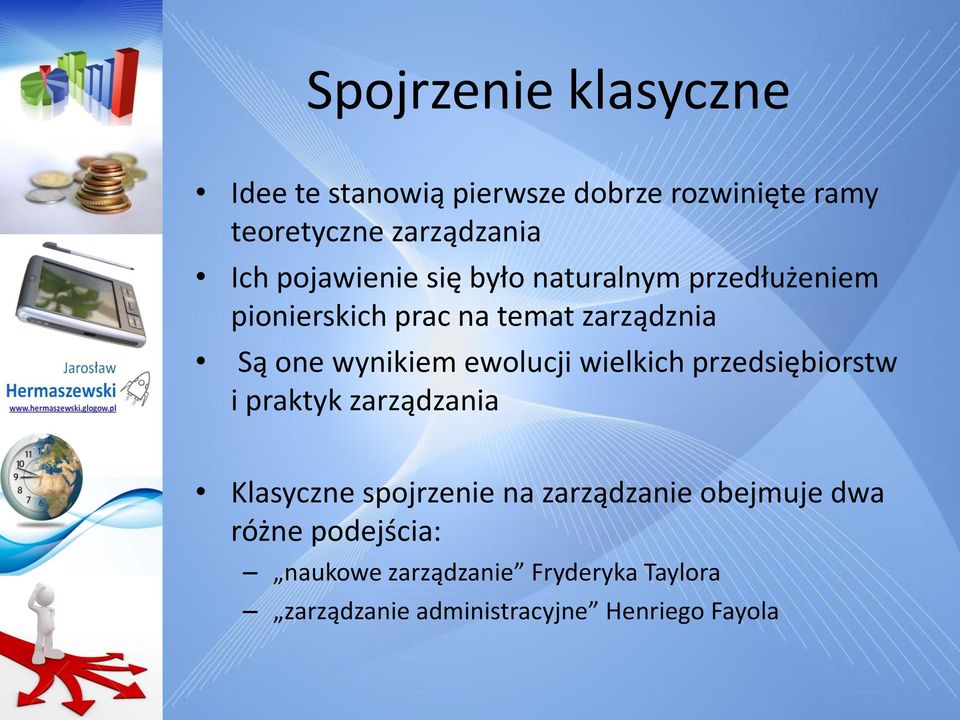 ewolucji wielkich przedsiębiorstw i praktyk zarządzania Klasyczne spojrzenie na zarządzanie