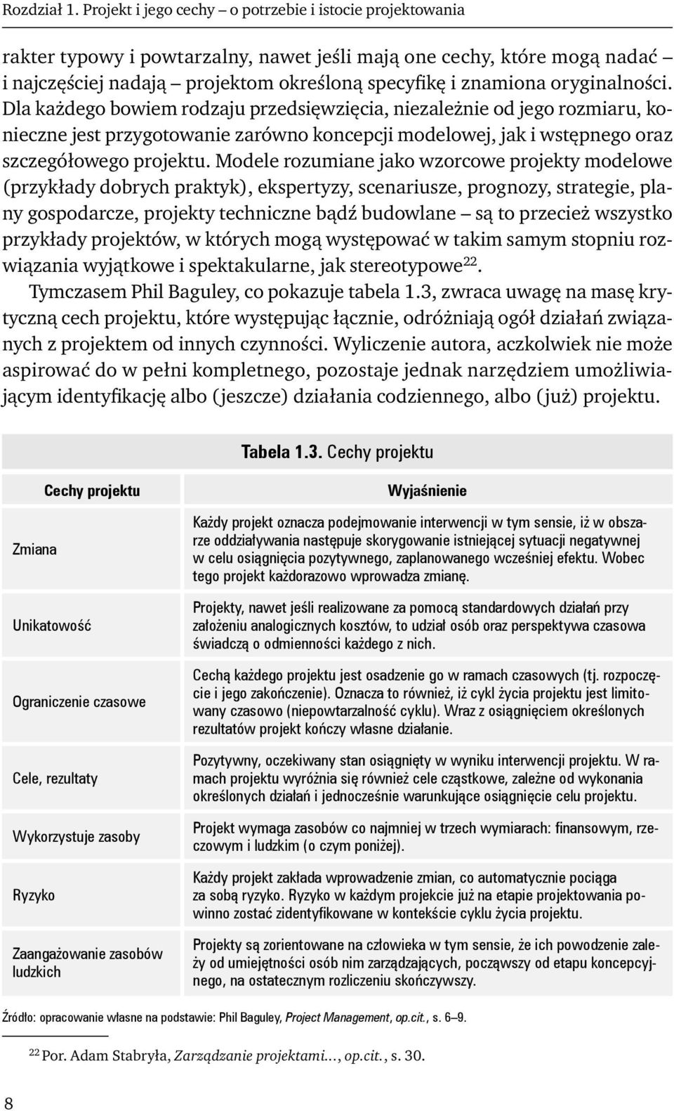 oryginalności. Dla każdego bowiem rodzaju przedsięwzięcia, niezależnie od jego rozmiaru, konieczne jest przygotowanie zarówno koncepcji modelowej, jak i wstępnego oraz szczegółowego projektu.