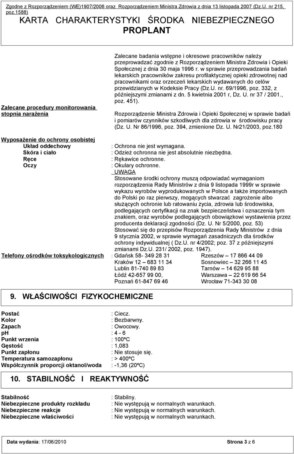 w sprawie przeprowadzania badań lekarskich pracowników zakresu profilaktycznej opieki zdrowotnej nad pracownikami oraz orzeczeń lekarskich wydawanych do celów przewidzianych w Kodeksie Pracy (Dz.U.