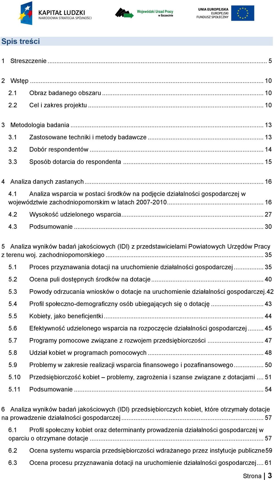 1 Analiza wsparcia w postaci środków na podjęcie działalności gospodarczej w województwie zachodniopomorskim w latach 2007-2010... 16 4.2 Wysokość udzielonego wsparcia... 27 4.3 Podsumowanie.