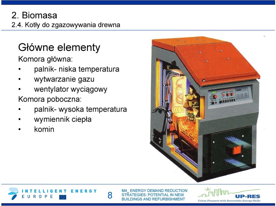 główna: palnik- niska temperatura wytwarzanie gazu