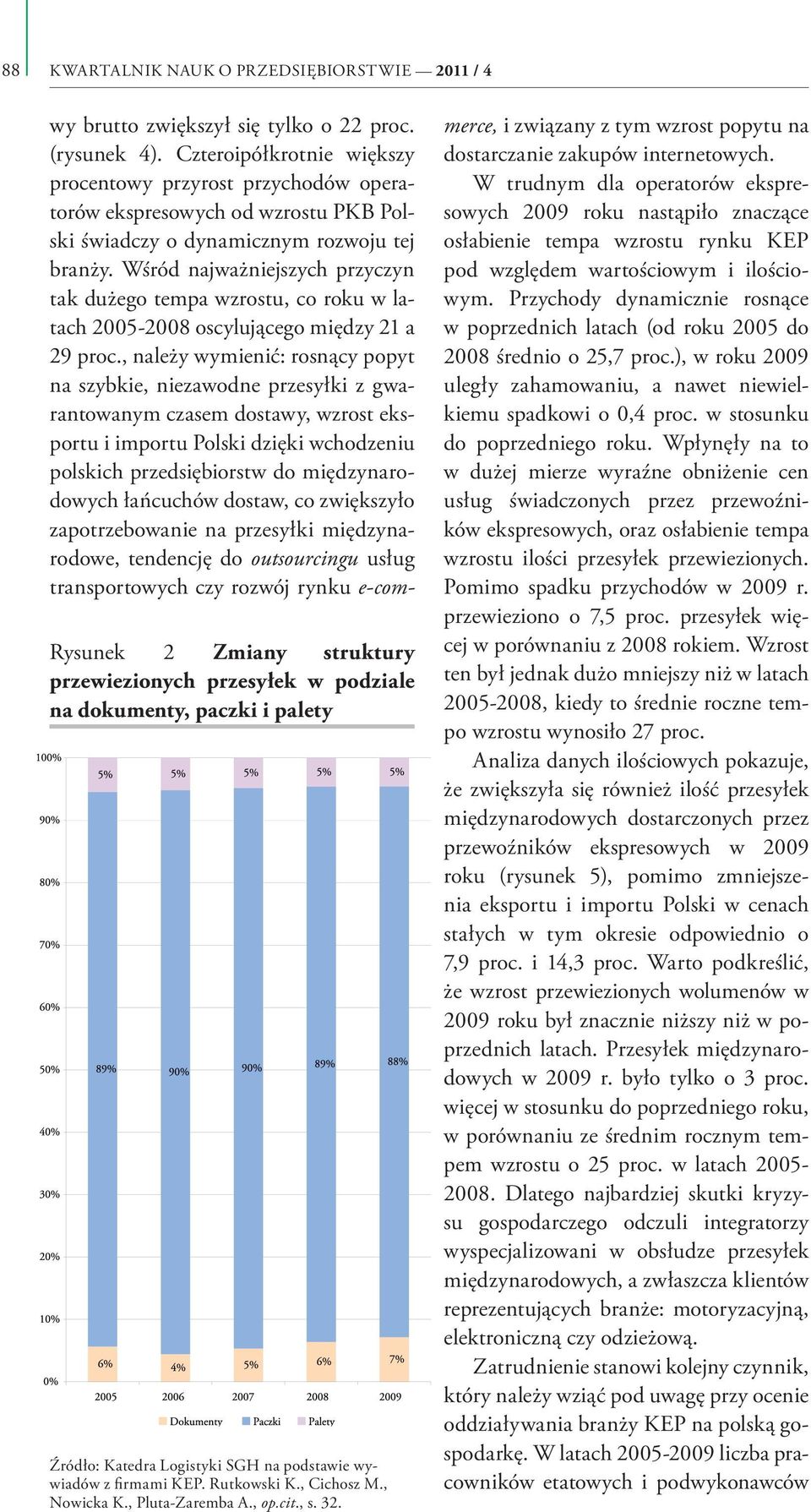 Czteroipółkrotnie większy procentowy przyrost przychodów operatorów ekspresowych od wzrostu PKB Polski świadczy o dynamicznym rozwoju tej branży.