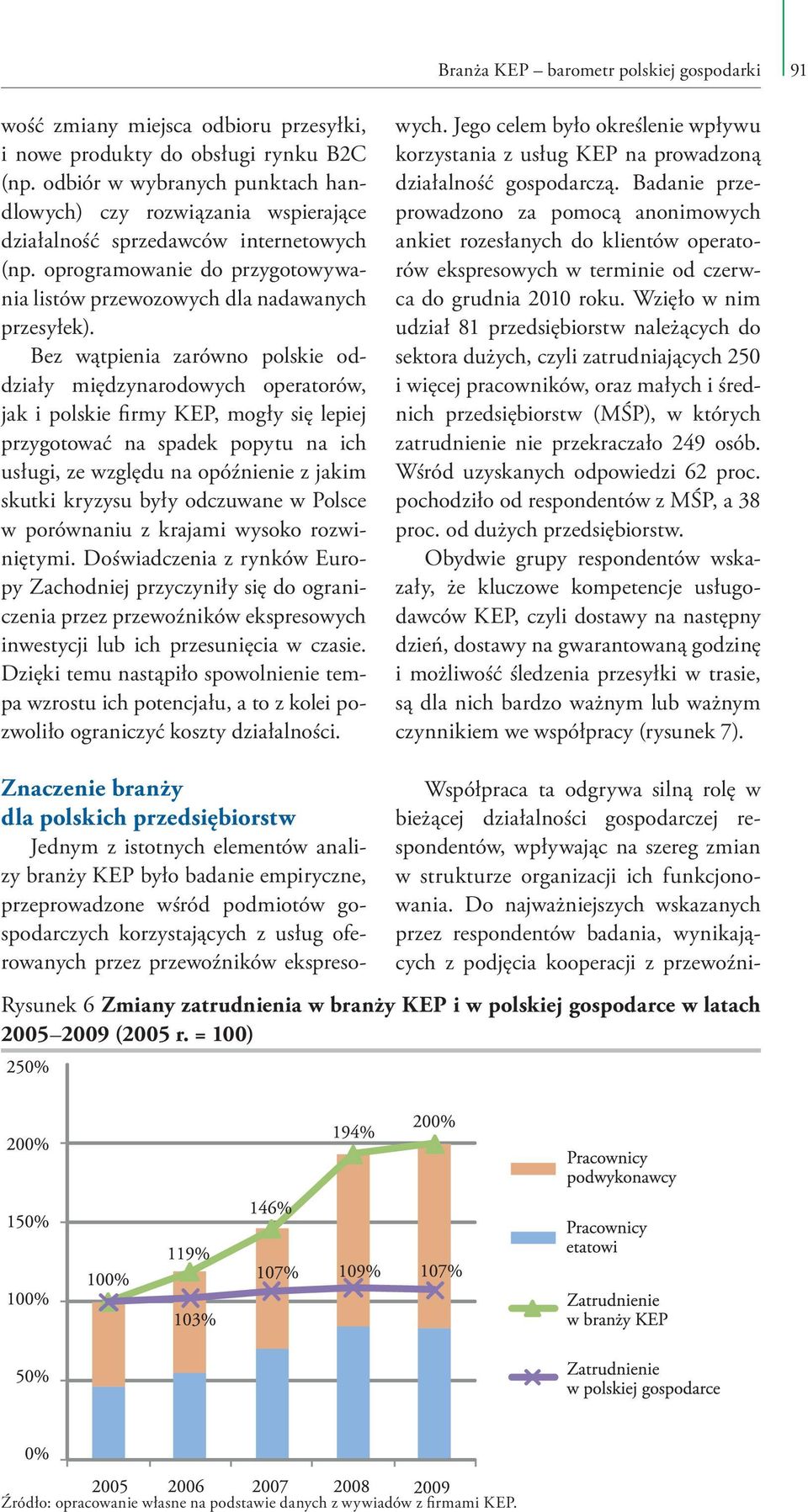 Bez wątpienia zarówno polskie oddziały międzynarodowych operatorów, jak i polskie firmy KEP, mogły się lepiej przygotować na spadek popytu na ich usługi, ze względu na opóźnienie z jakim skutki