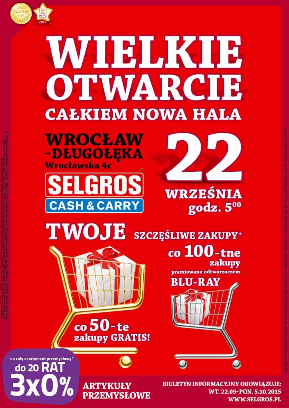 niezaliczonych do asortymentu artykułów przemysłowych. Szczegóły w punktach Sygma Bank na terenie hal lub na stronie www.sygmabank.pl.