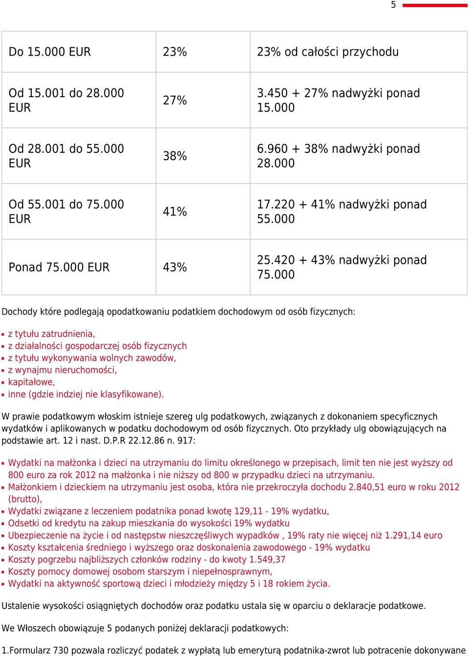 000 Dochody które podlegają opodatkowaniu podatkiem dochodowym od osób fizycznych: z tytułu zatrudnienia, z działalności gospodarczej osób fizycznych z tytułu wykonywania wolnych zawodów, z wynajmu