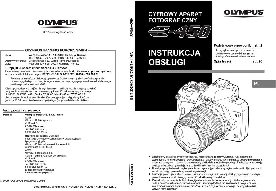 naszych stron internetowych http://www.olympus-europa.