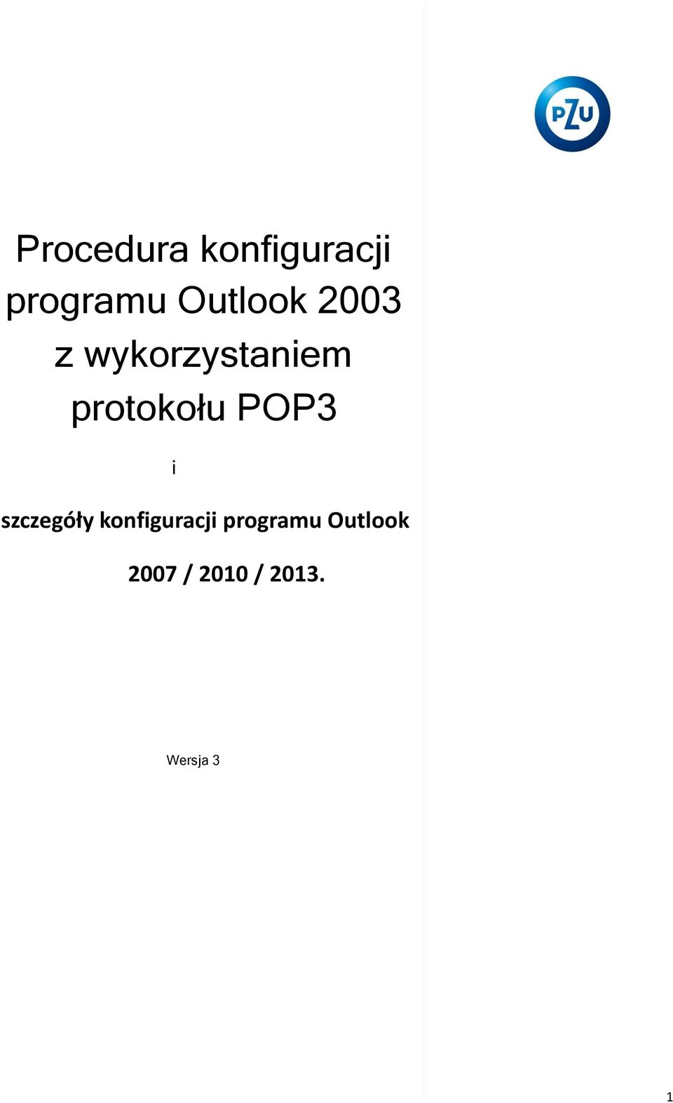 protokołu POP3 i szczegóły