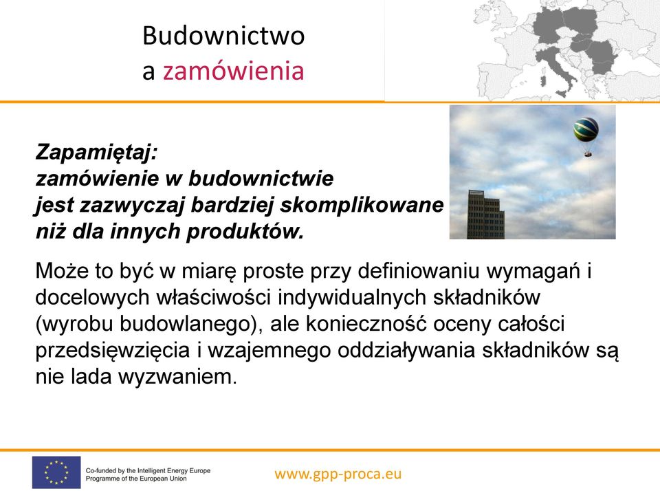 Może to być w miarę proste przy definiowaniu wymagań i docelowych właściwości