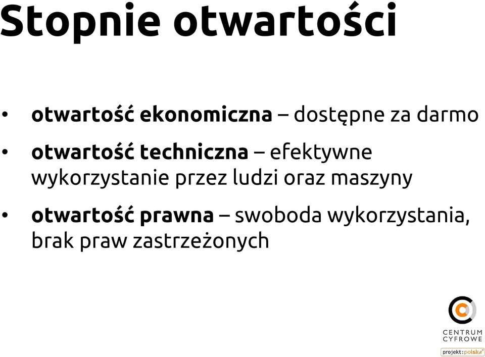 efektywne wykorzystanie przez ludzi oraz