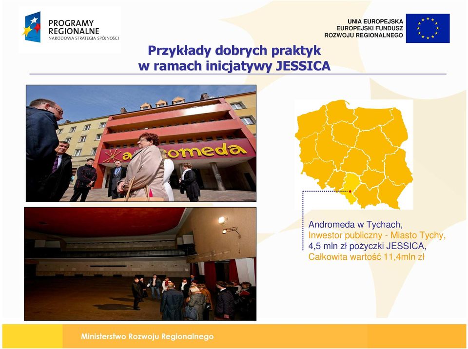 initiative Andromeda w Tychach, Inwestor publiczny - Miasto