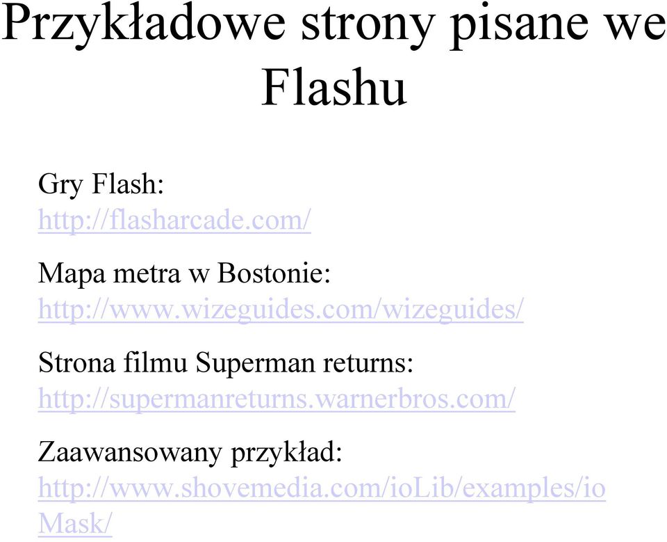 com/wizeguides/ Strona filmu Superman returns: