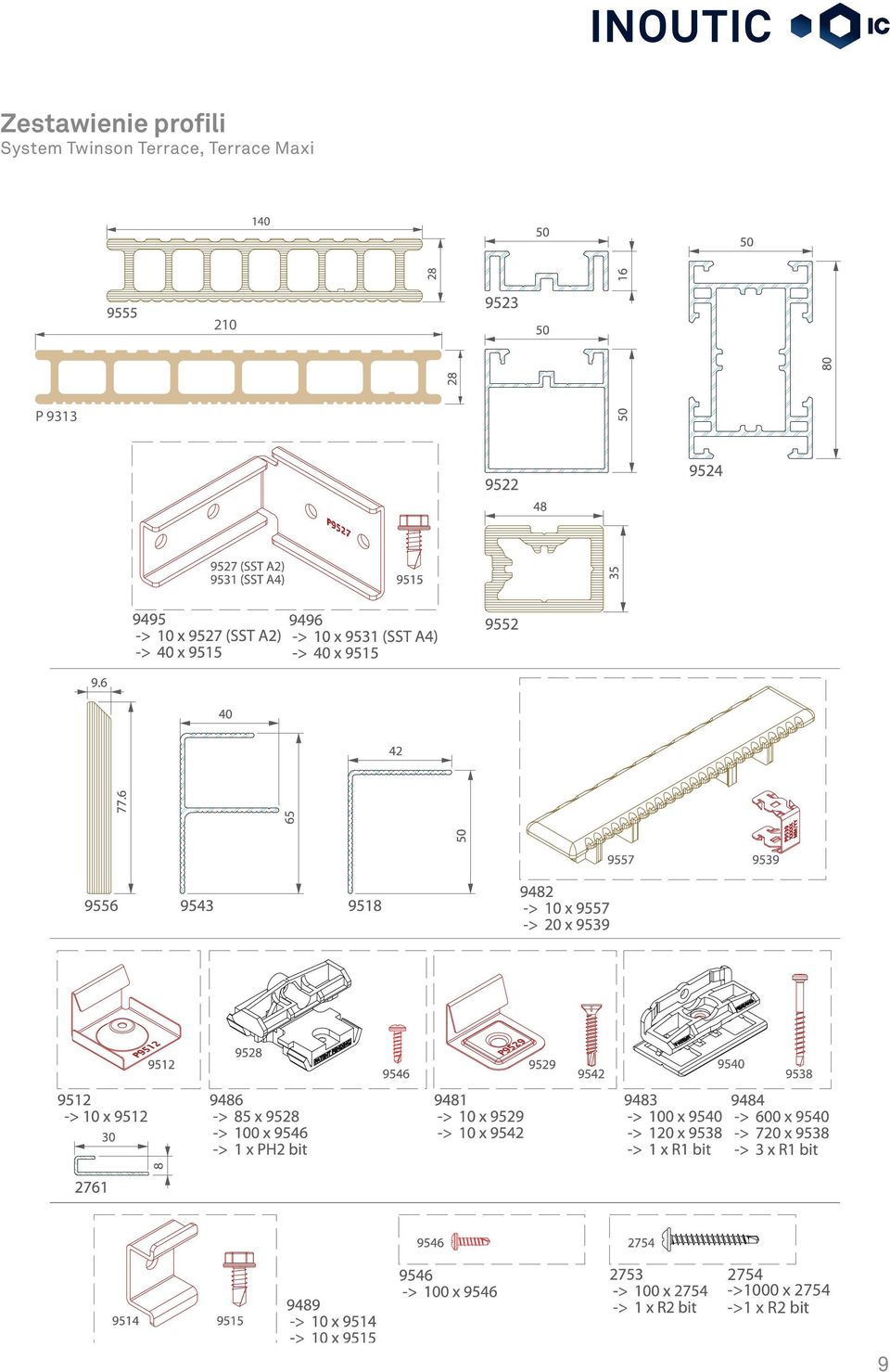 Terrace Maxi 210 P 9313