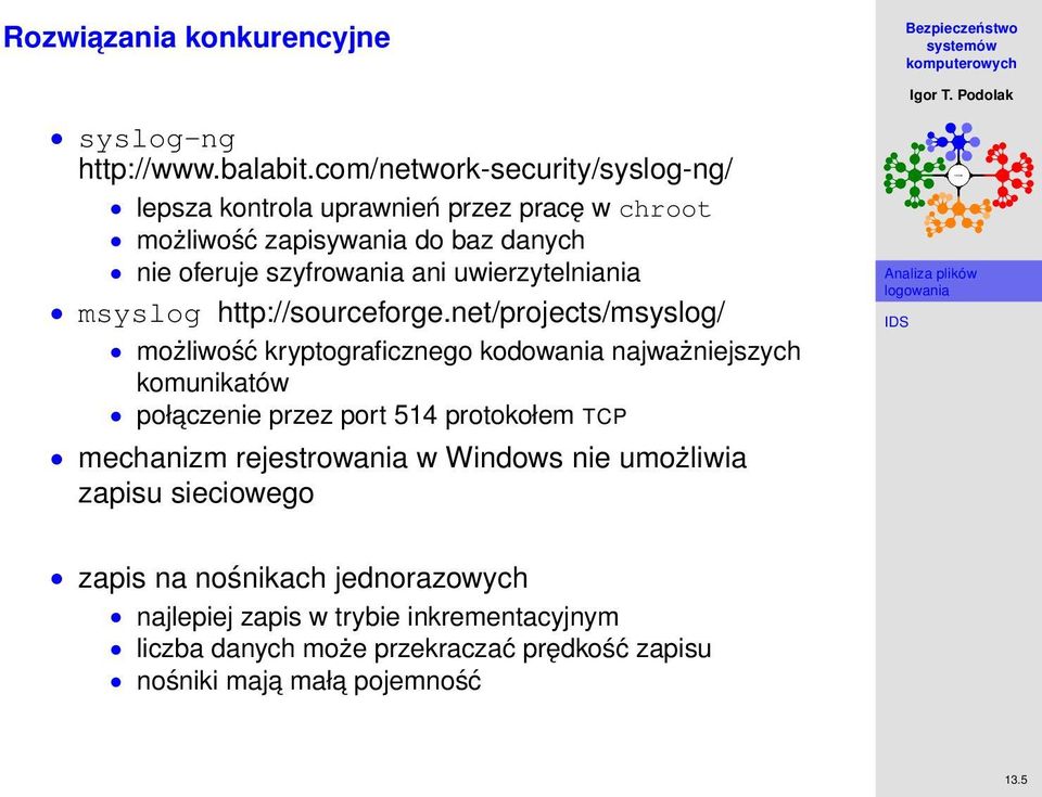 uwierzytelniania msyslog http://sourceforge.