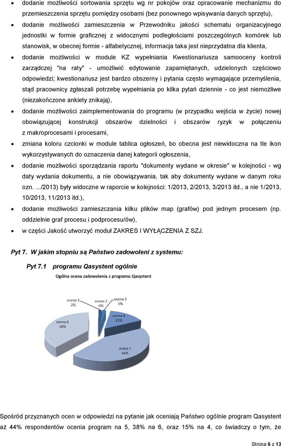 nieprzydatna dla klienta, dodanie możliwości w module KZ wypełniania Kwestionariusza samooceny kontroli zarządczej "na raty" - umożliwić edytowanie zapamiętanych, udzielonych częściowo odpowiedzi;