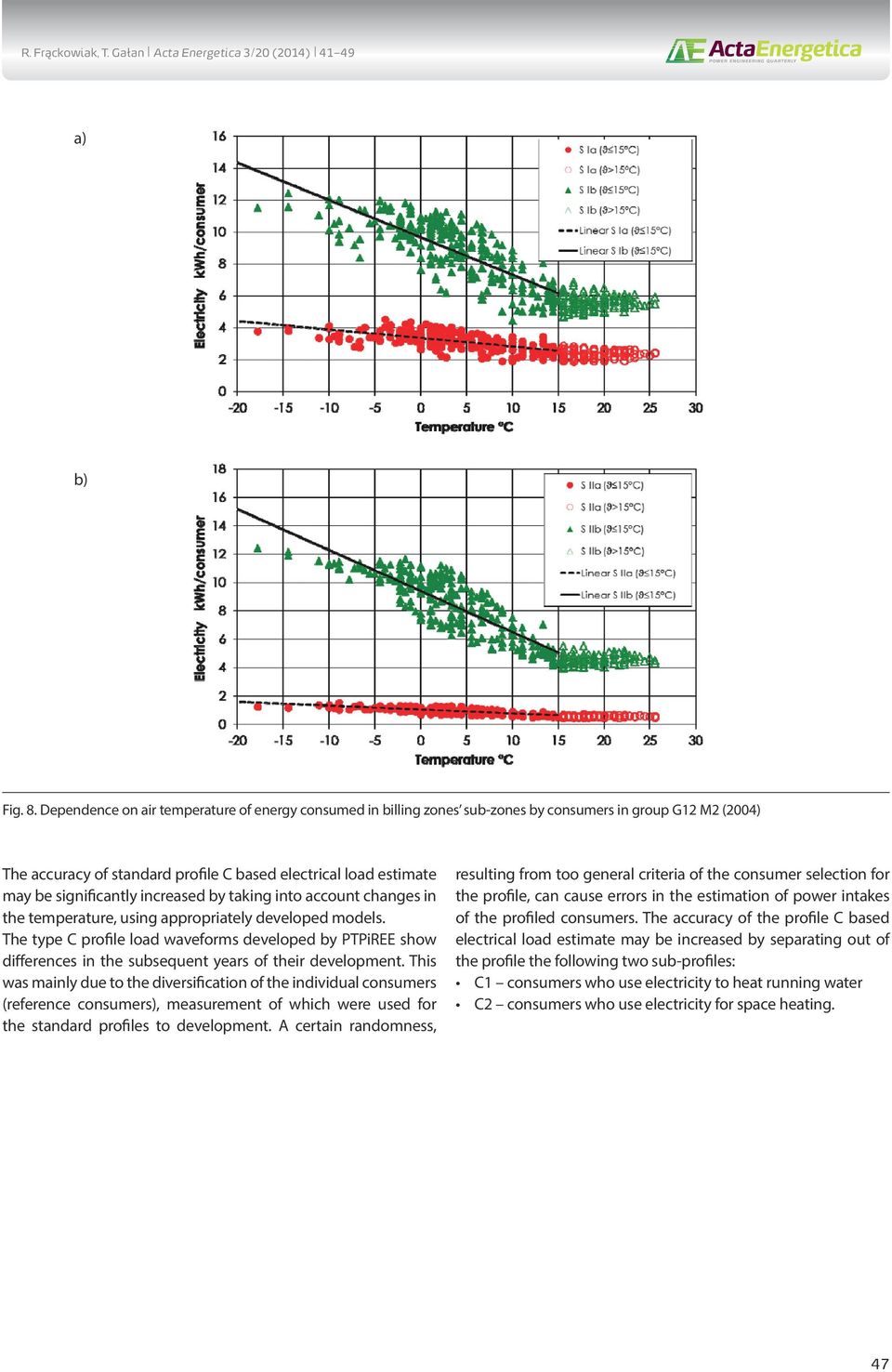 increased by taking into account changes in the temperature, using appropriately developed models.