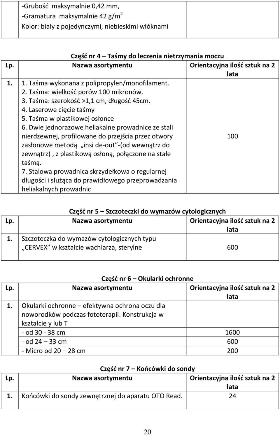 cm. 4. Laserowe cięcie taśmy 5. Taśma w plastikowej osłonce 6.