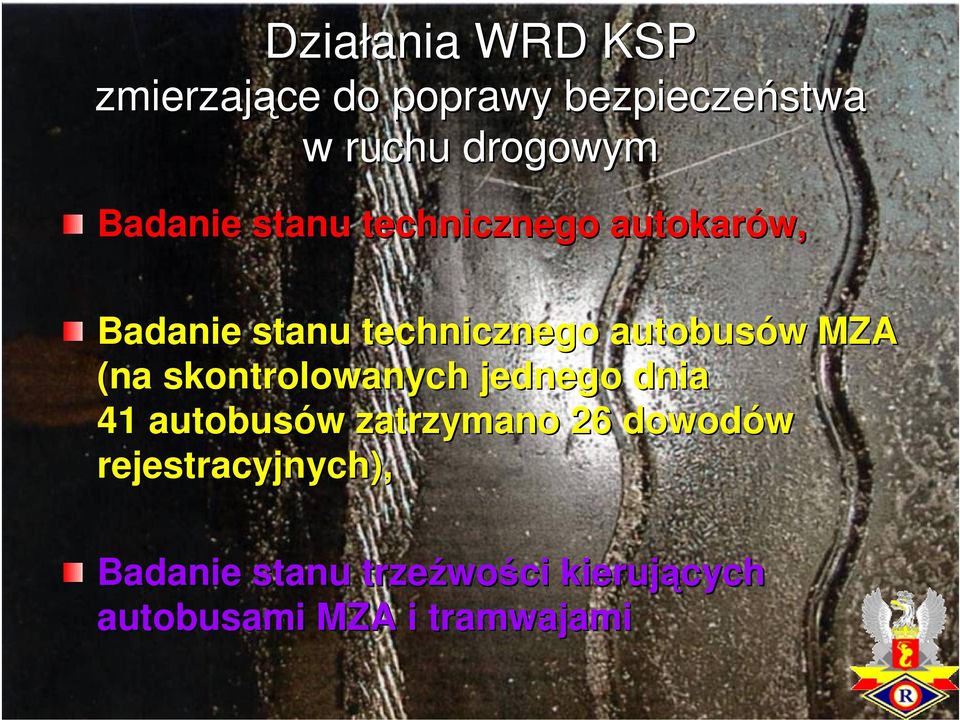 MZA (na skontrolowanych jednego dnia 41 autobusów w zatrzymano 26 dowodów