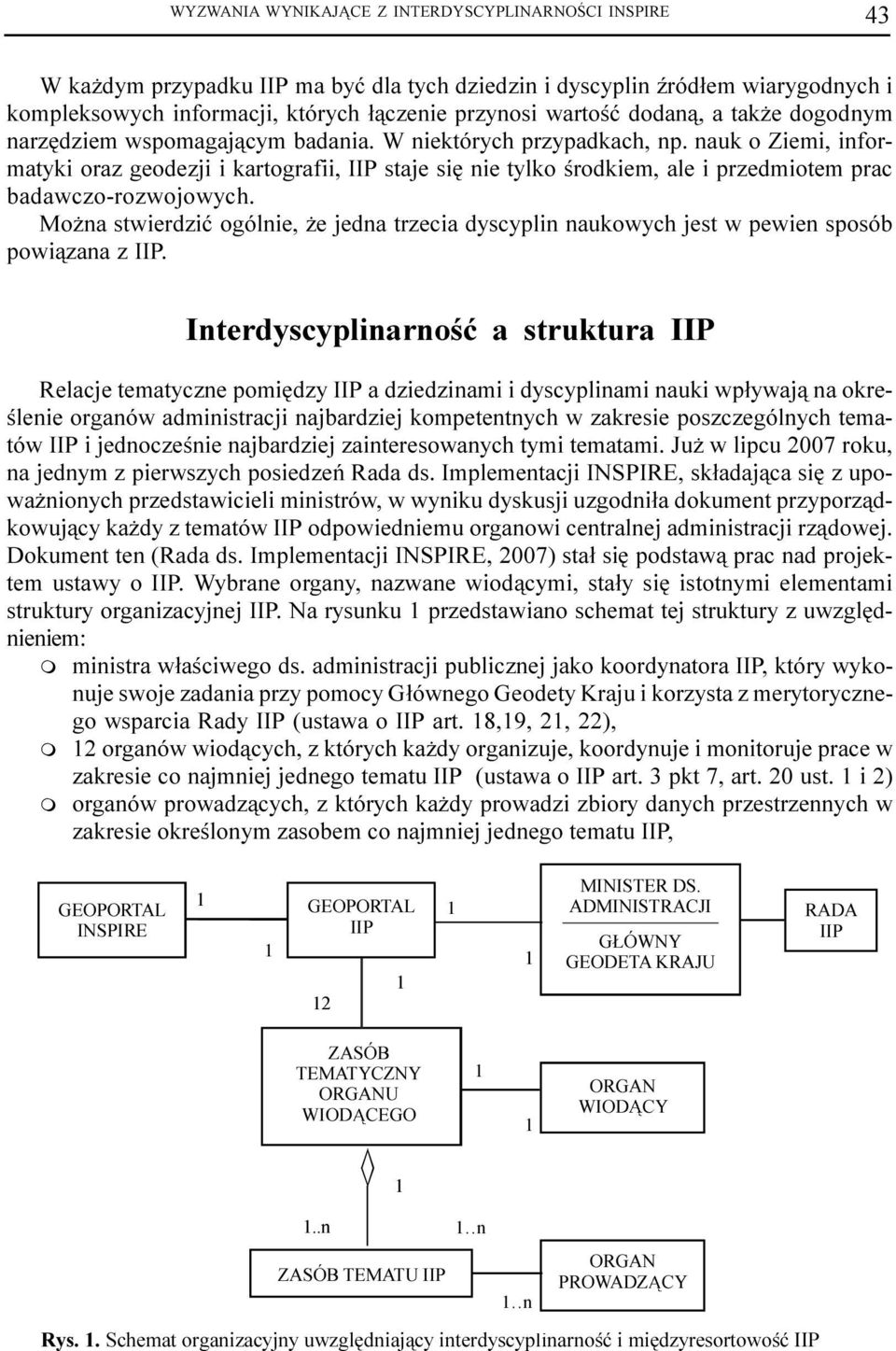 nauk o Ziei, inforatyki oraz geodezji i kartografii, IIP staje siê nie tylko œrodkie, ale i przediote prac badawczo-rozwojowych.