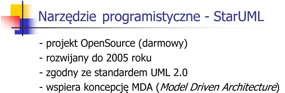 2005 roku - zgodny ze standardem UML 2.