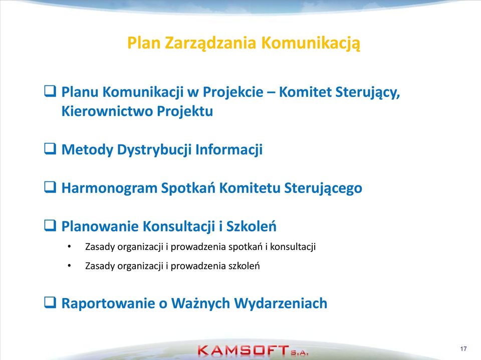 Sterującego Planowanie Konsultacji i Szkoleo Zasady organizacji i prowadzenia