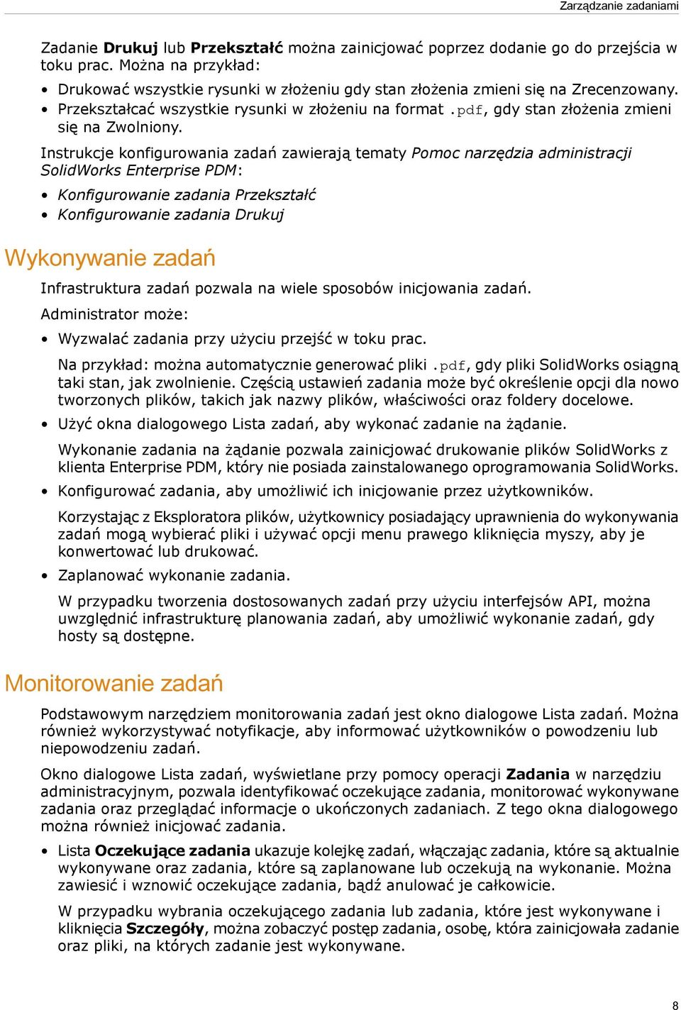 pdf, gdy stan złożenia zmieni się na Zwolniony.