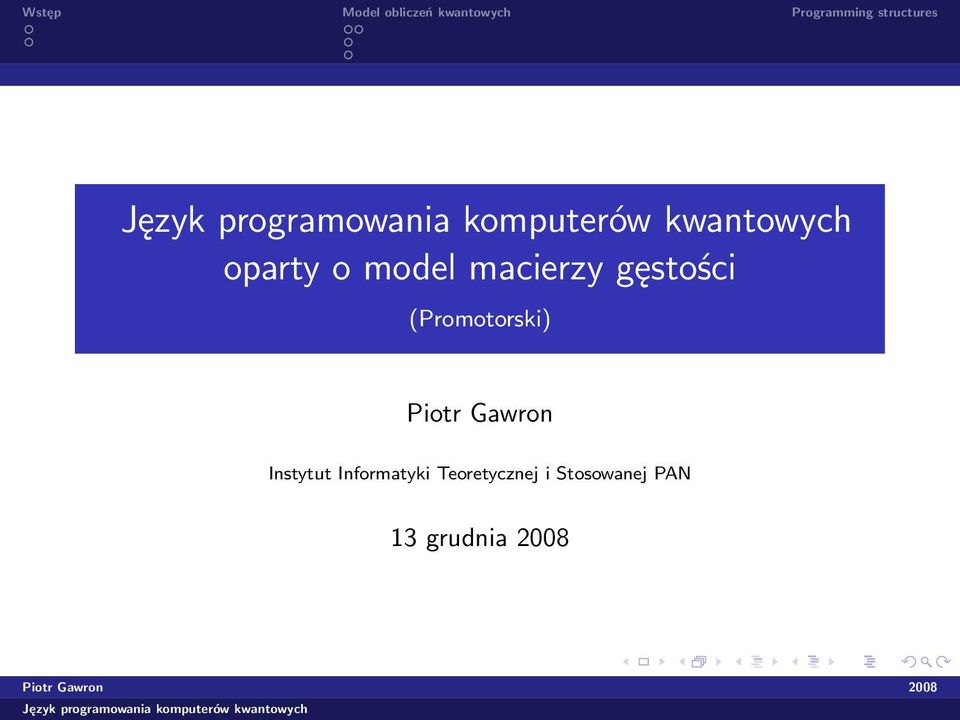 Gawron Instytut Informatyki