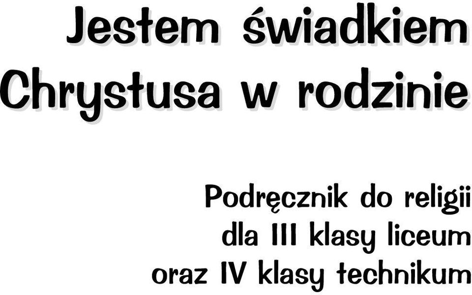 Podręcznik do religii dla