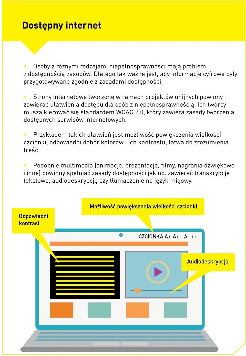 0, który zawiera zasady tworzenia dostępnych serwisów internetowych.