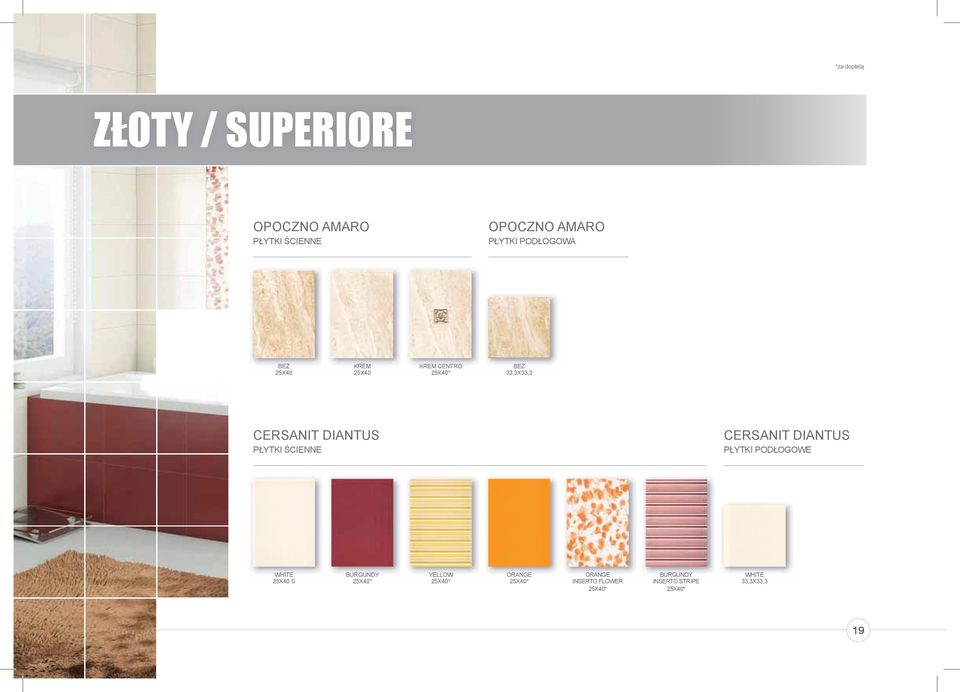 DIANTUS WHITE 25X40 S BURGUNDY 25X40* YELLOW 25X40* ORANGE 25X40*