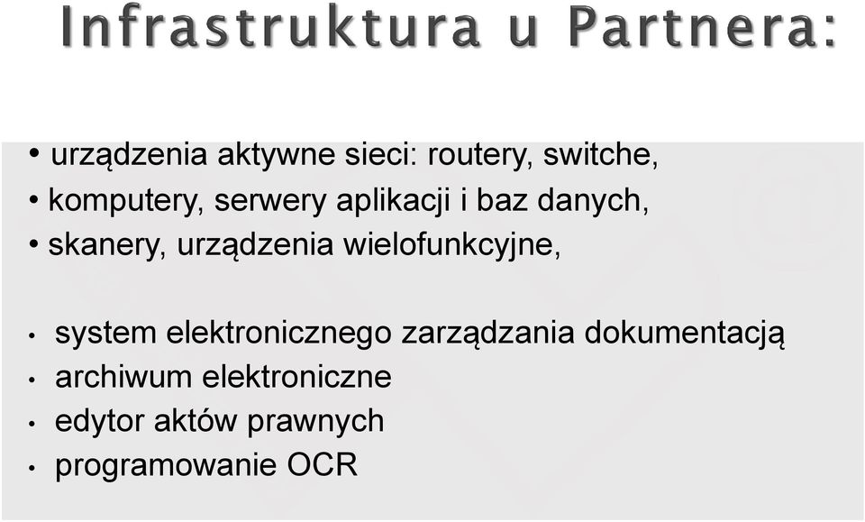 wielofunkcyjne, system elektronicznego zarządzania