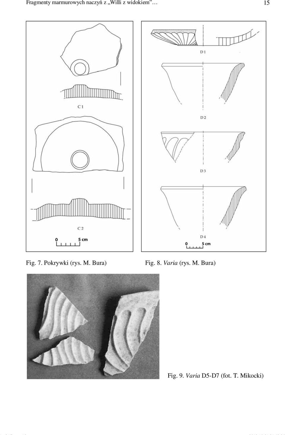 M. Bura) Fig. 8. Varia (rys. M.