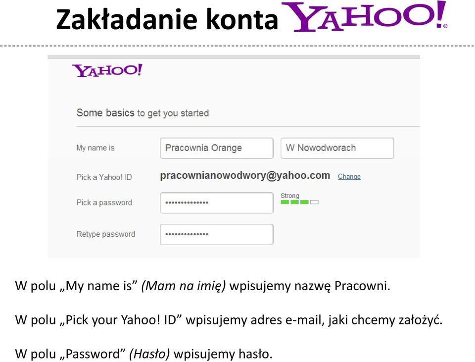 W polu Pick your Yahoo!