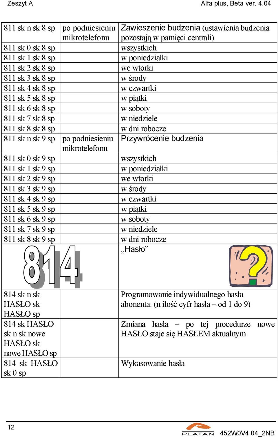 we wtorki 811 sk 3 sk 8 sp w środy 811 sk 4 sk 8 sp w czwartki 811 sk 5 sk 8 sp w piątki 811 sk 6 sk 8 sp w soboty 811 sk 7 sk 8 sp w niedziele 811 sk 8 sk 8 sp w dni robocze 811 sk n sk 9 sp po
