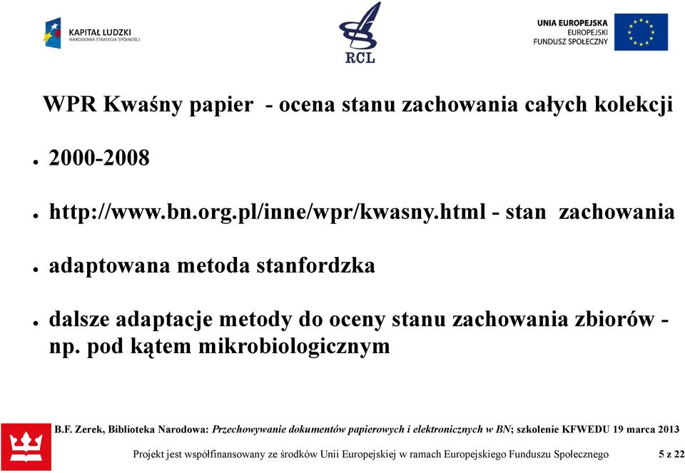 html - stan zachowania adaptowana metoda stanfordzka dalsze adaptacje metody do oceny