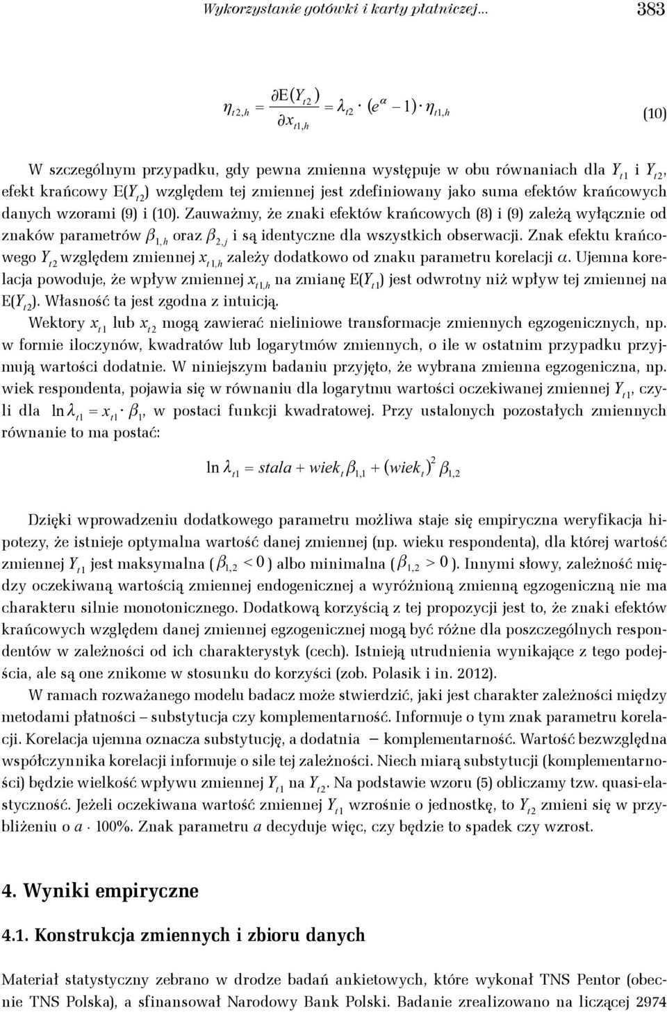 .. Var( Y 383 = λ Var E( Y ( ty = exp = λ E ( Yt ( λ ( exp( α exp( xt β t, j = = λ t β, Var( Y j = λ x Var( Yt = E( Yt + E( Var Yt ( Y( exp( λt, ( jexp( α t = E( Yt + E( Yt ( exp( λ ( exp( α Var( Y t