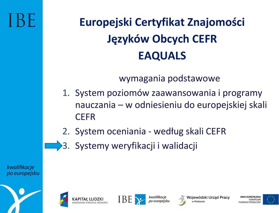 System poziomów zaawansowania i programy nauczania w