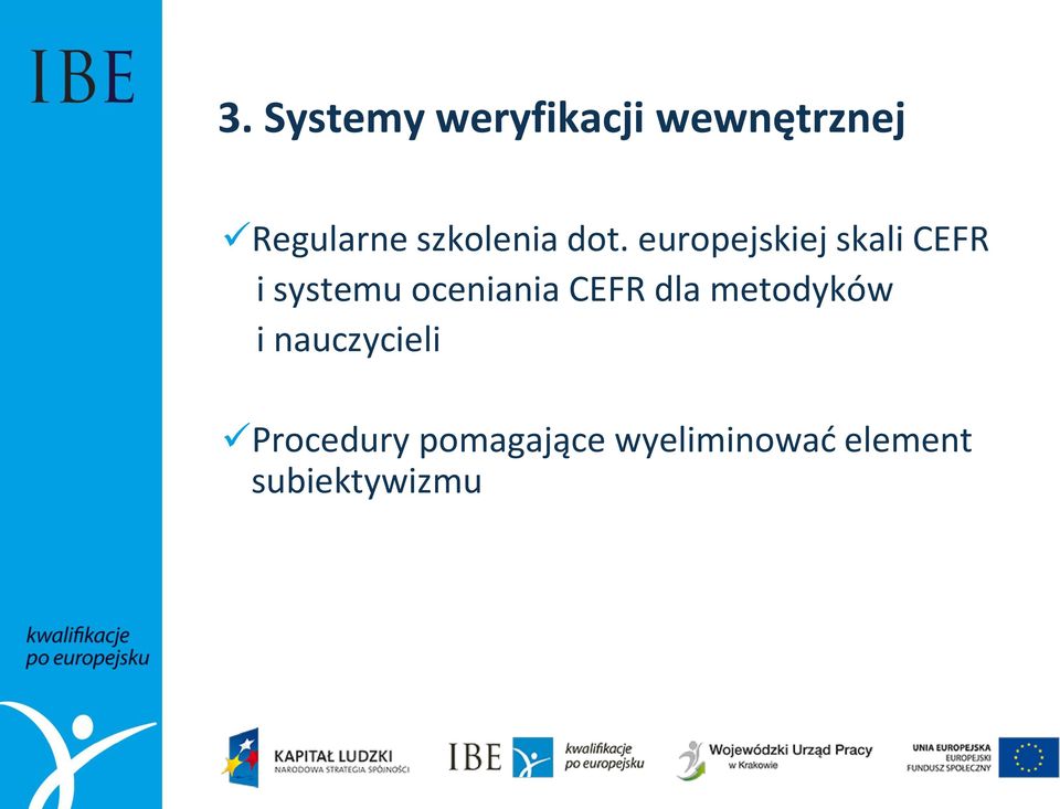 europejskiej skali CEFR i systemu oceniania