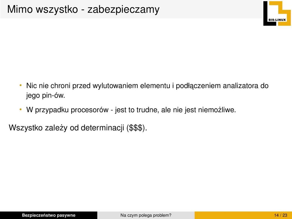 W przypadku procesorów - jest to trudne, ale nie jest niemożliwe.