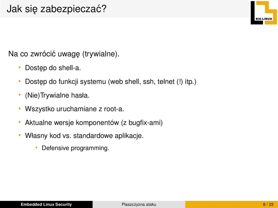 Wszystko uruchamiane z root-a.