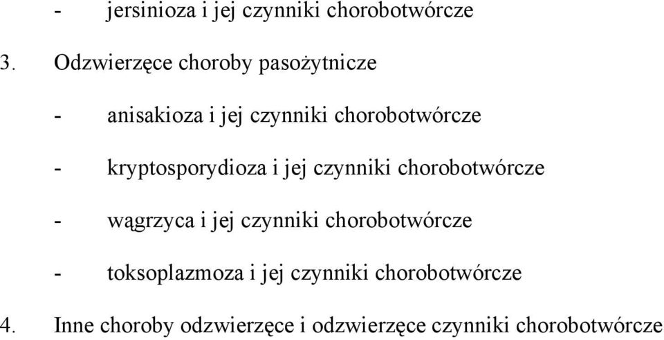 kryptosporydioza i jej czynniki chorobotwórcze - wągrzyca i jej czynniki