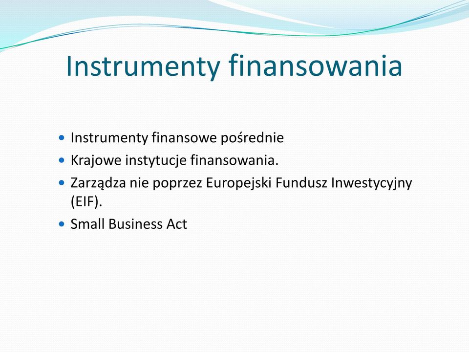 finansowania.