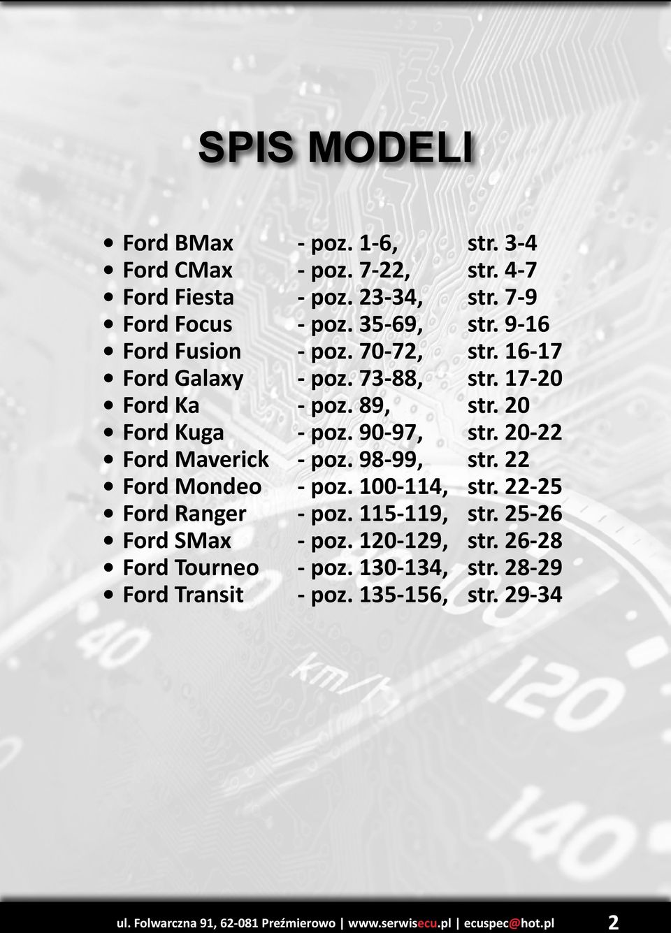 98-99, - poz. 100-114, - poz. 115-119, - poz. 120-129, - poz. 130-134, - poz. 135-156, str. 3-4 str. 4-7 str. 7-9 str. 9-16 str. 16-17 str.