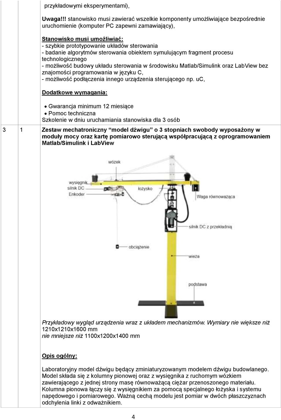 badanie algorytmów sterowania obiektem symulującym fragment procesu technologicznego - możliwość budowy układu sterowania w środowisku Matlab/Simulink oraz LabView bez znajomości programowania w