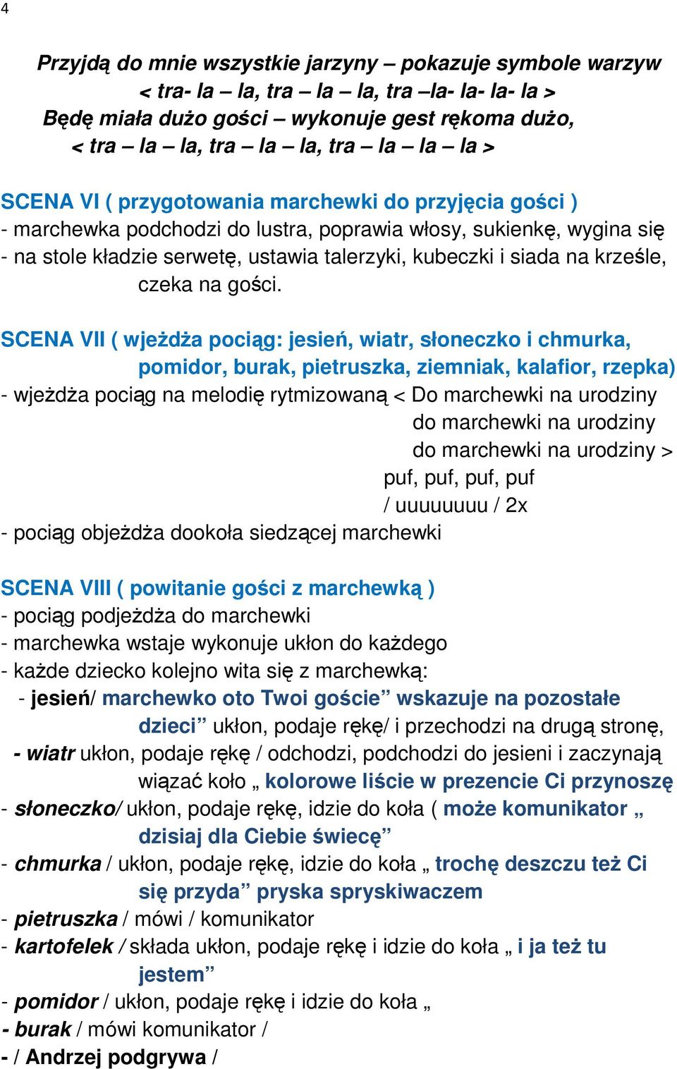 czeka na gości.